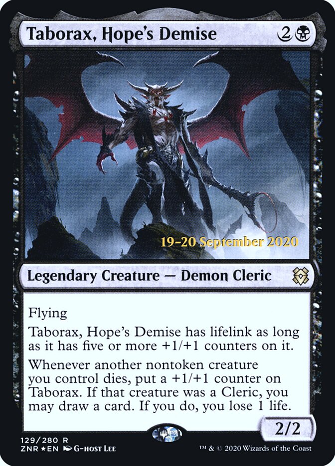 Taborax, Hope's Demise card front