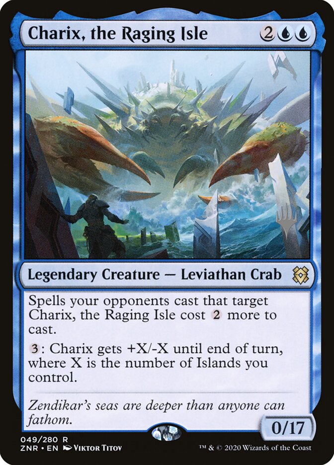 Charix, the Raging Isle card front