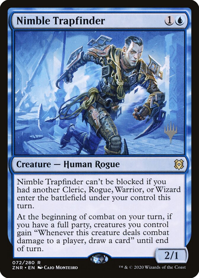 Nimble Trapfinder card front