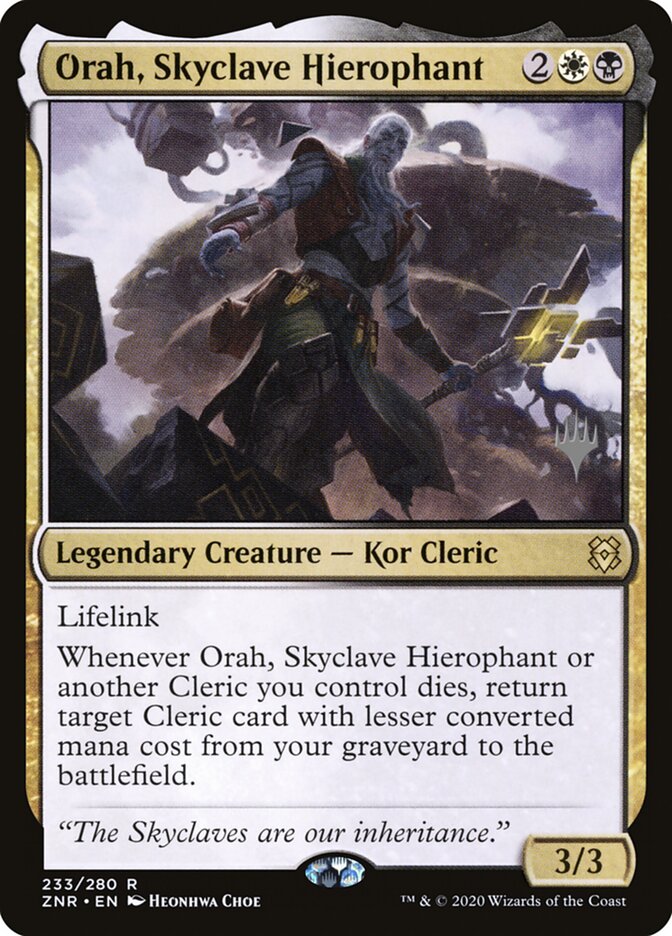 Orah, Skyclave Hierophant card front