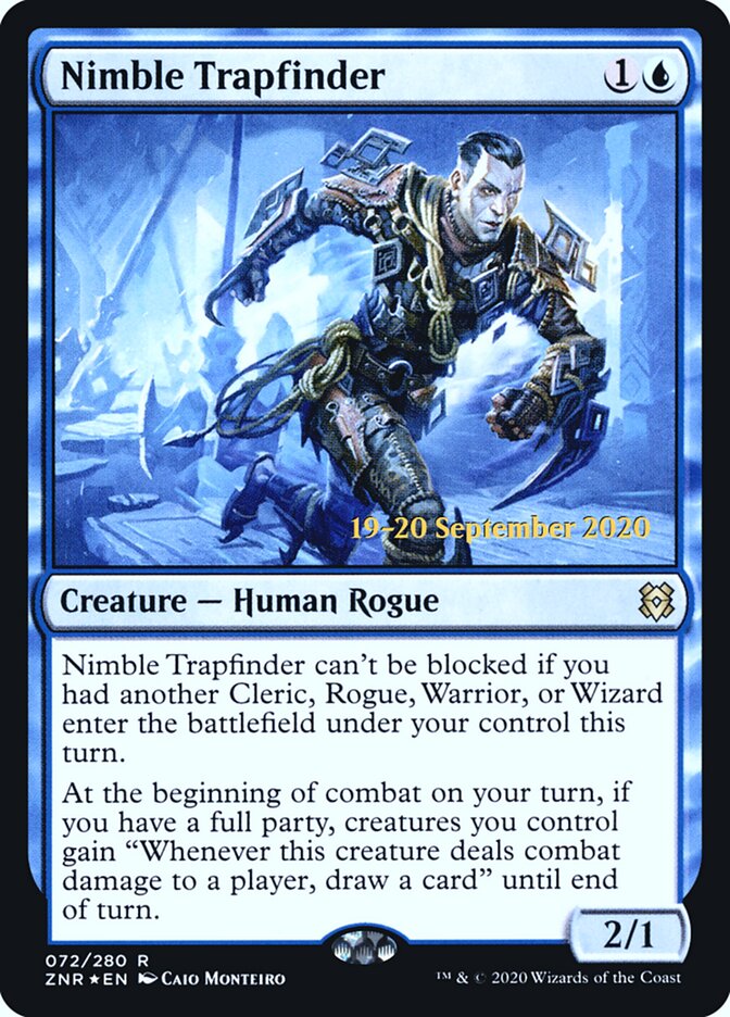 Nimble Trapfinder card front