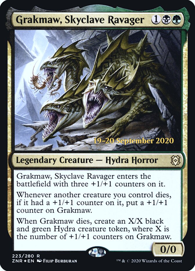 Grakmaw, Skyclave Ravager card front