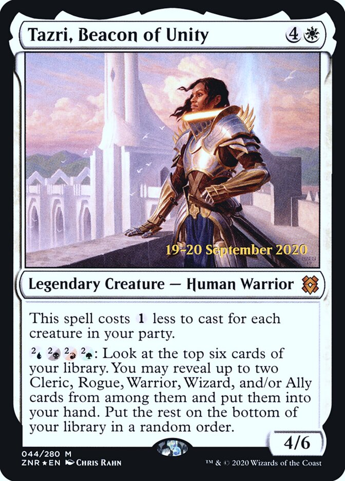 Tazri, Beacon of Unity card front