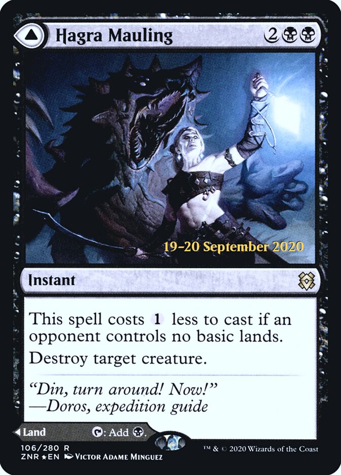 Hagra Mauling card front
