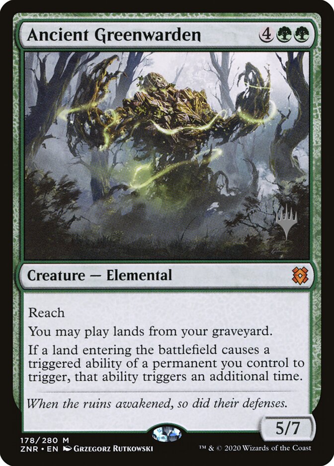 Ancient Greenwarden card front