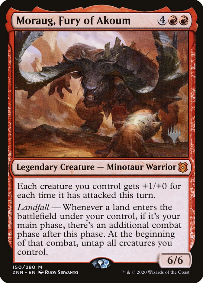 Moraug, Fury of Akoum card front