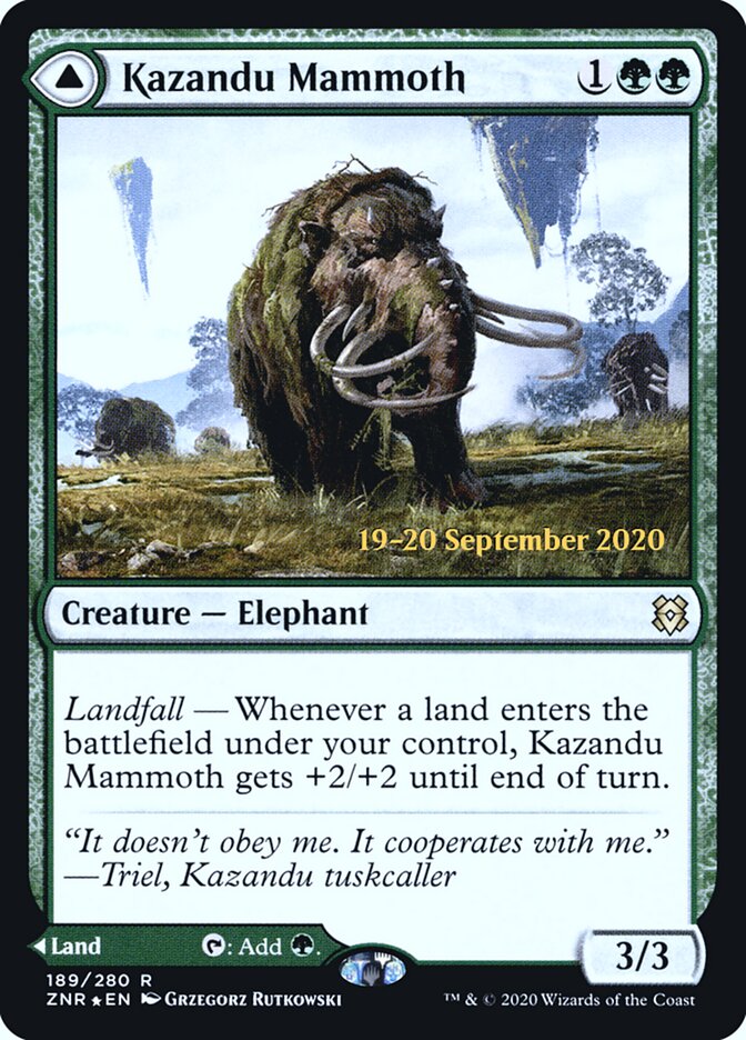 Kazandu Mammoth card front