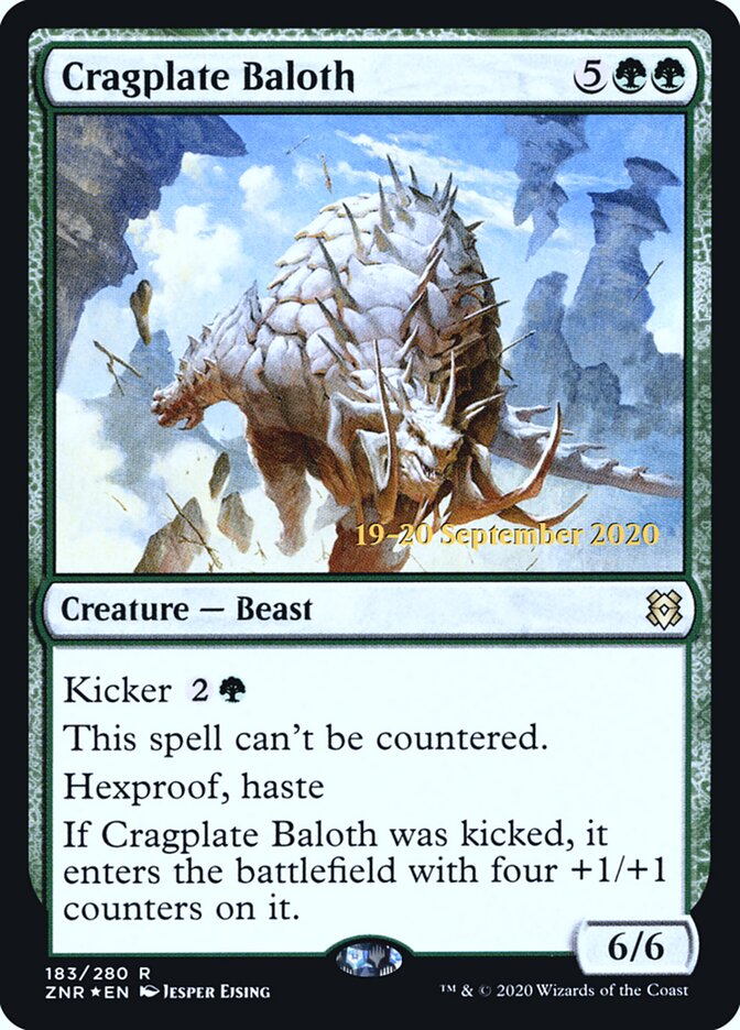 Cragplate Baloth card front