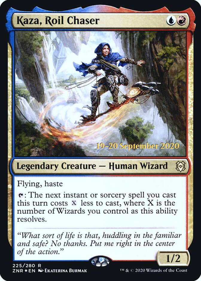 Kaza, Roil Chaser card front