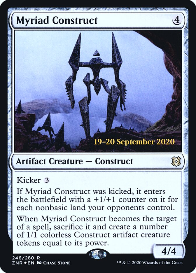Myriad Construct card front