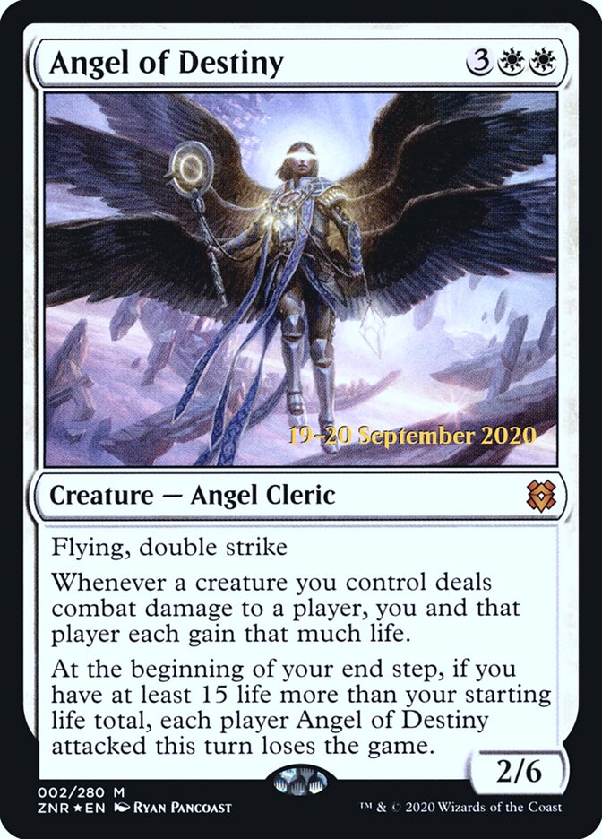 Angel of Destiny card front