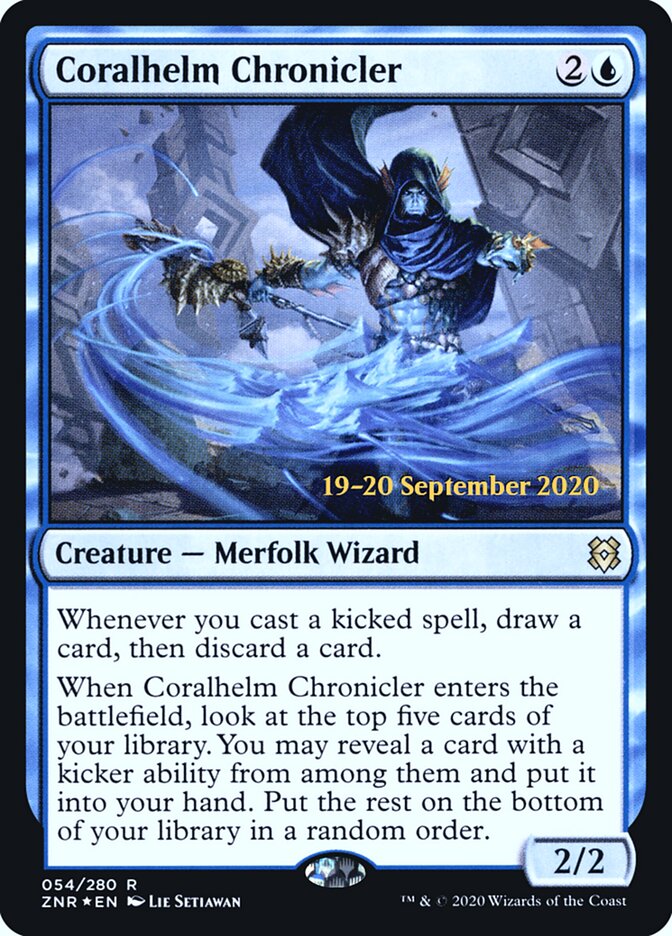 Coralhelm Chronicler card front
