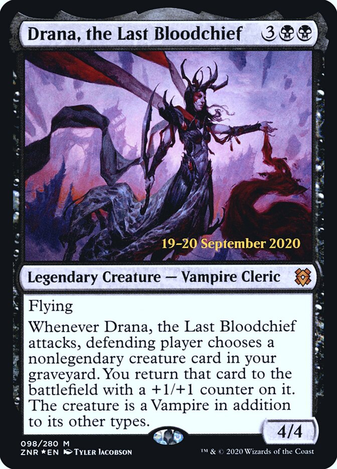 Drana, the Last Bloodchief card front
