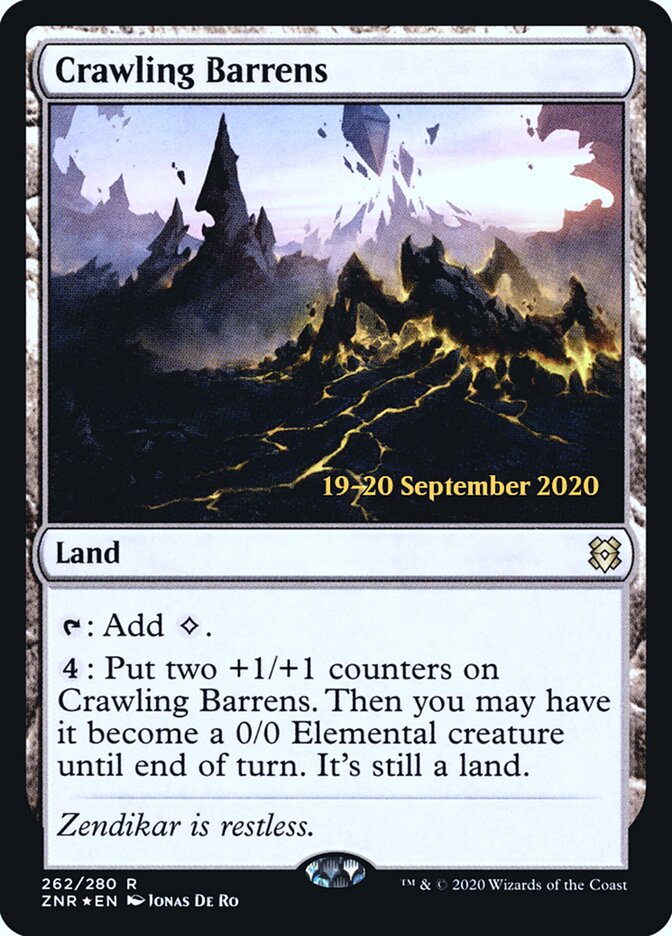 Crawling Barrens card front
