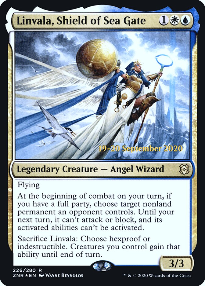 Linvala, Shield of Sea Gate card front
