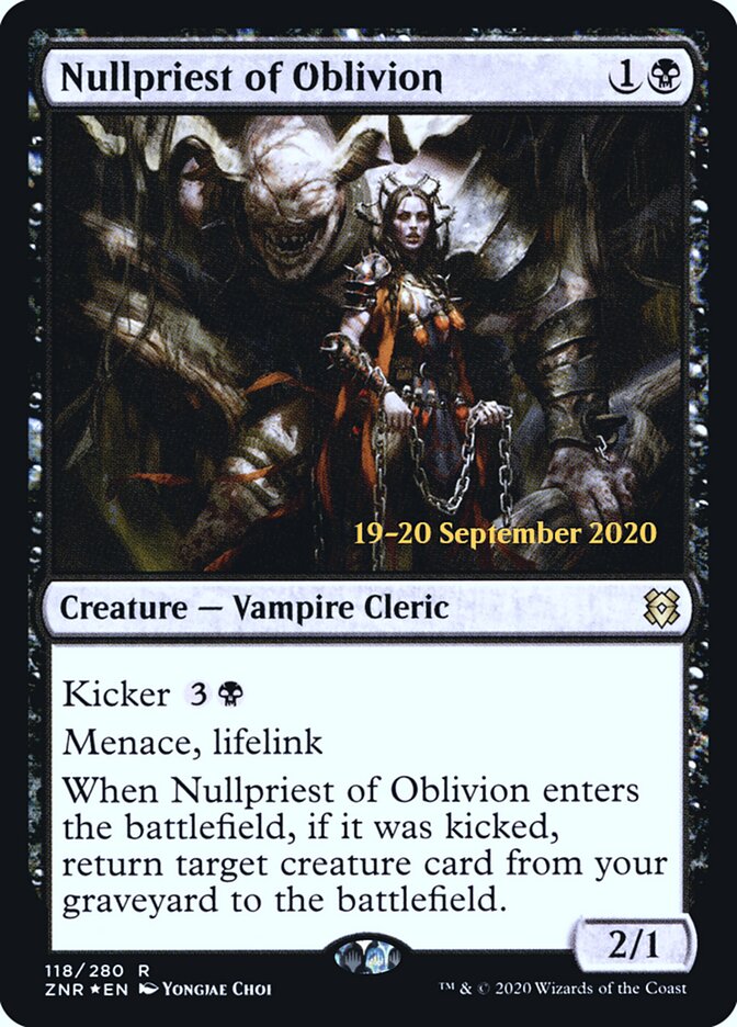 Nullpriest of Oblivion card front