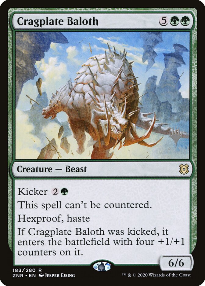 Cragplate Baloth card front