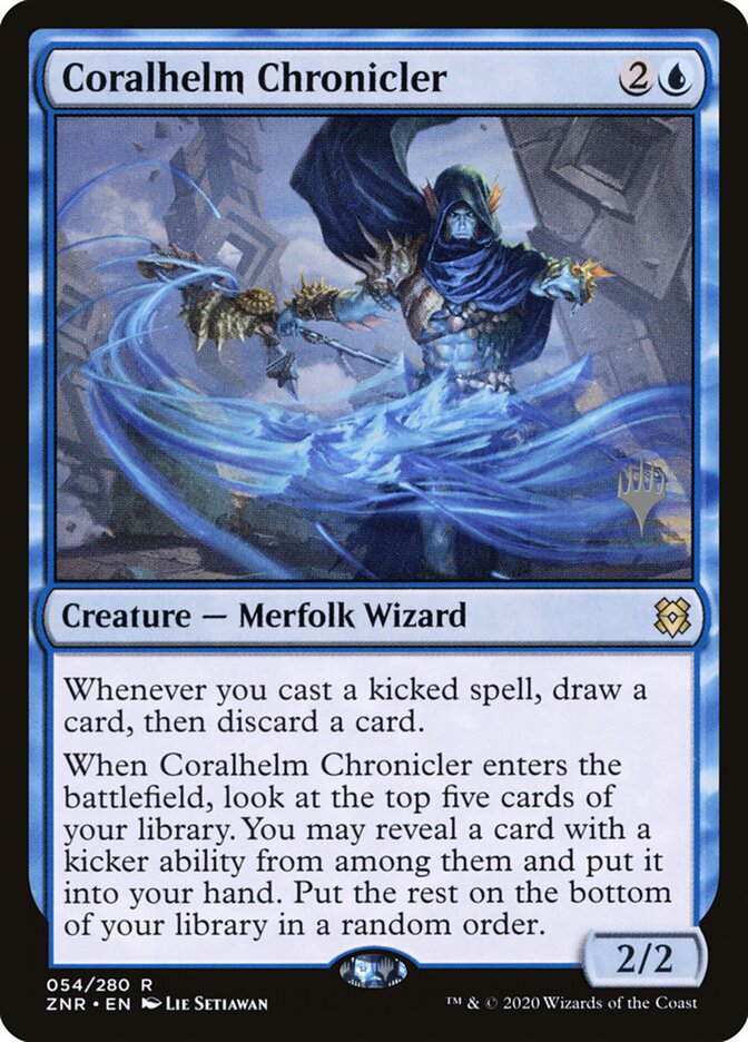 Coralhelm Chronicler card front