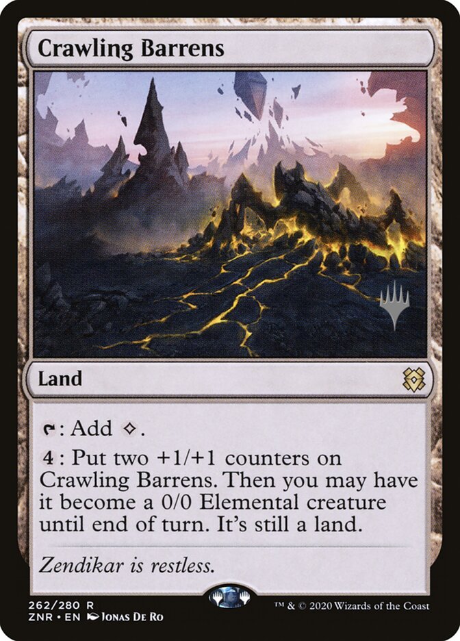 Crawling Barrens card front