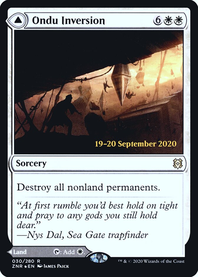 Ondu Inversion card front