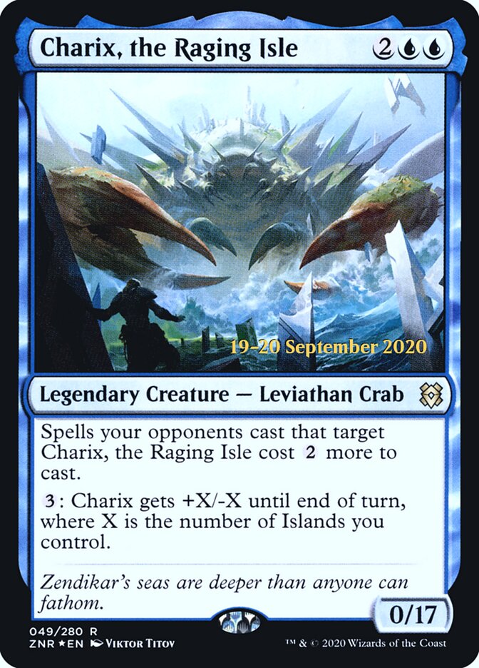 Charix, the Raging Isle card front