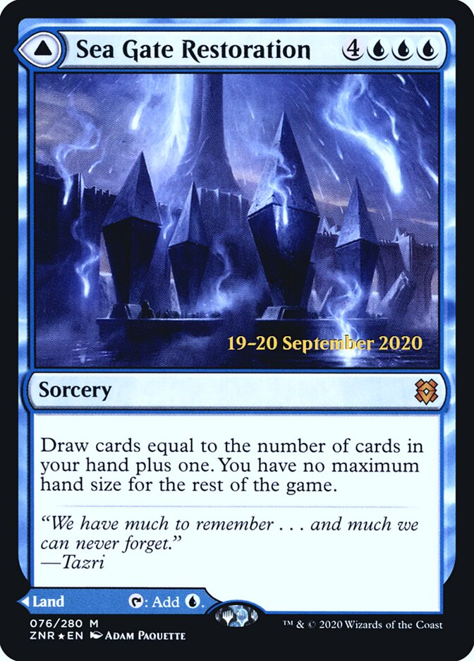 Sea Gate Restoration card front