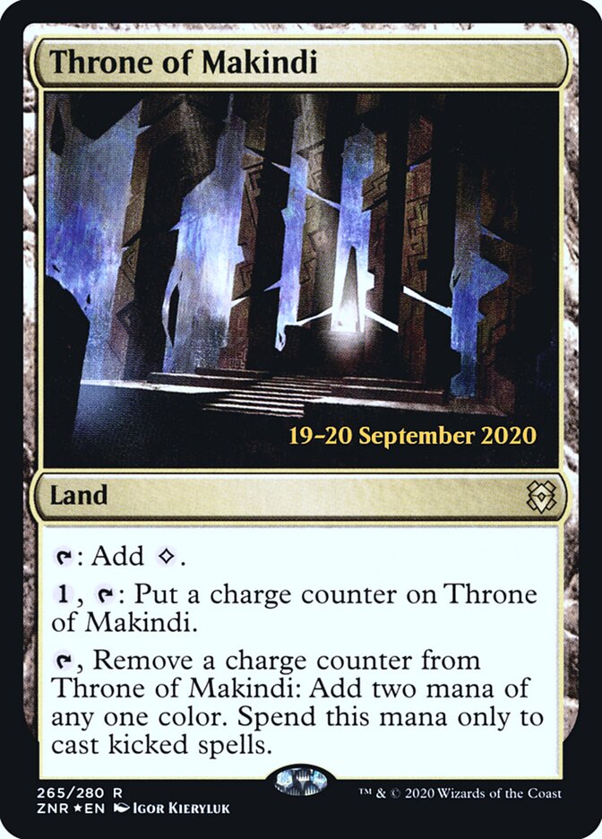 Throne of Makindi card front