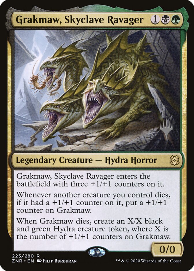 Grakmaw, Skyclave Ravager card front