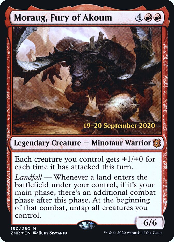 Moraug, Fury of Akoum card front