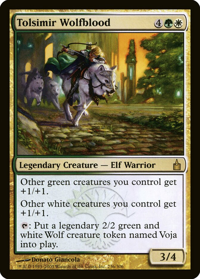 Tolsimir Wolfblood card front