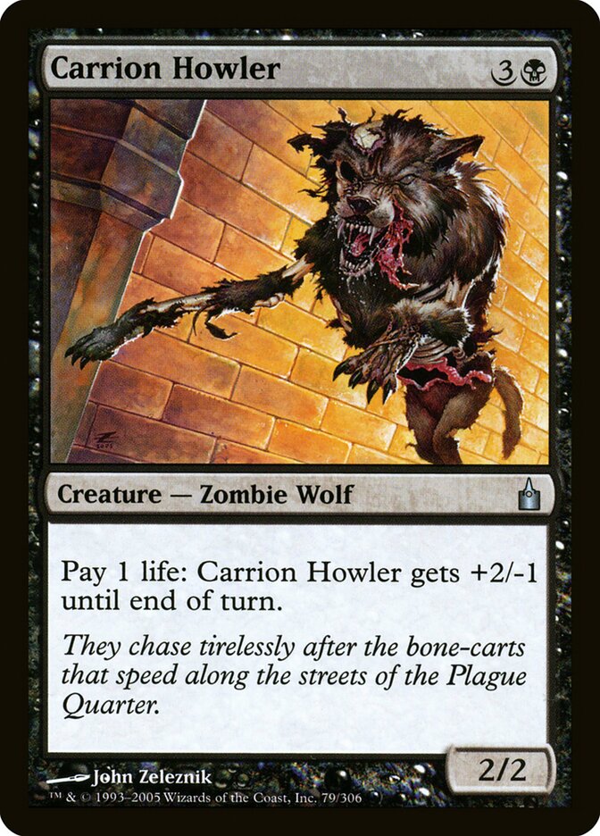 Carrion Howler card front