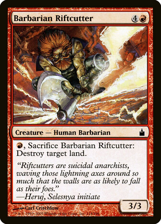 Barbarian Riftcutter card front