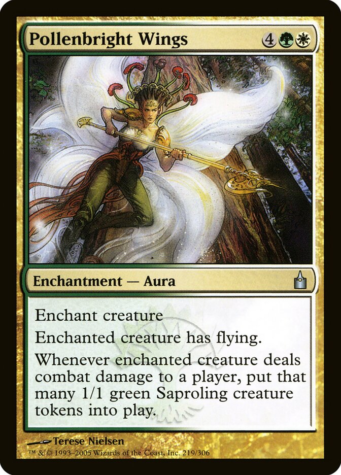 Pollenbright Wings card front