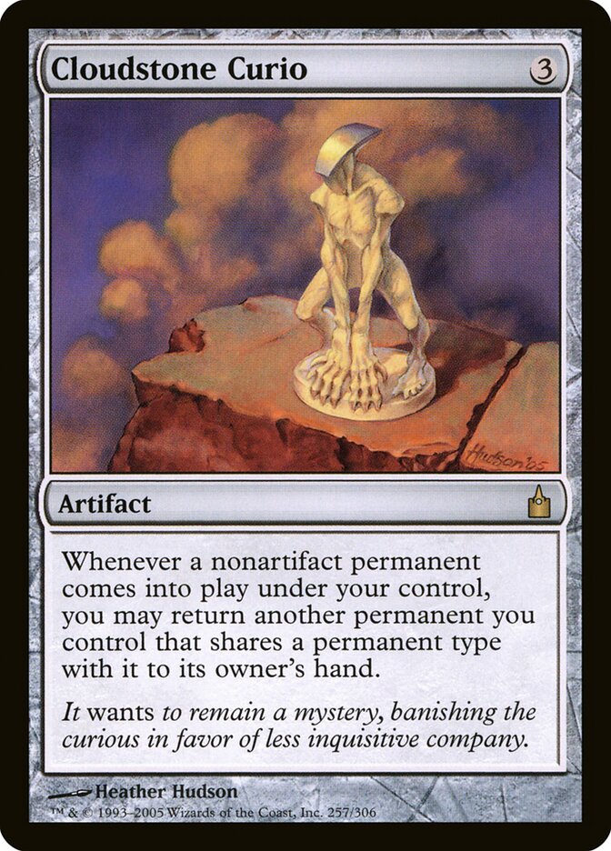 Cloudstone Curio card front