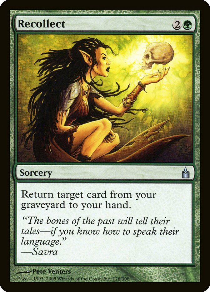 Recollect card front