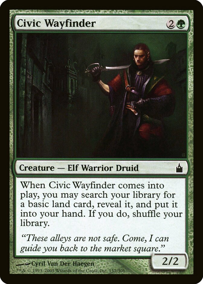 Civic Wayfinder card front