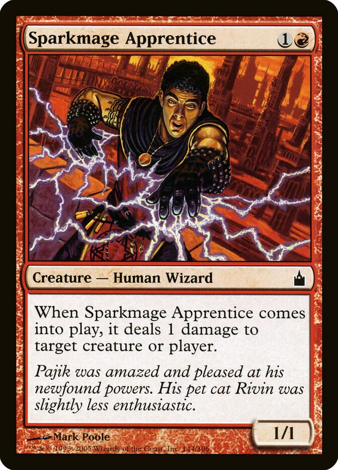 Sparkmage Apprentice card front