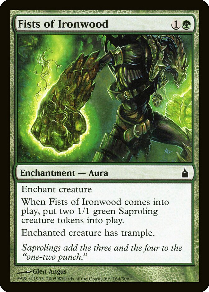 Fists of Ironwood card front