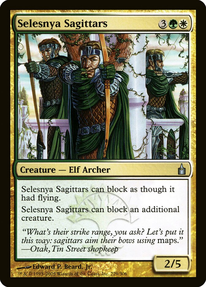 Selesnya Sagittars card front