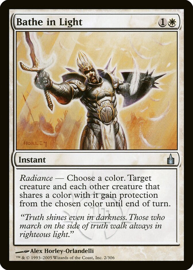 Bathe in Light card front