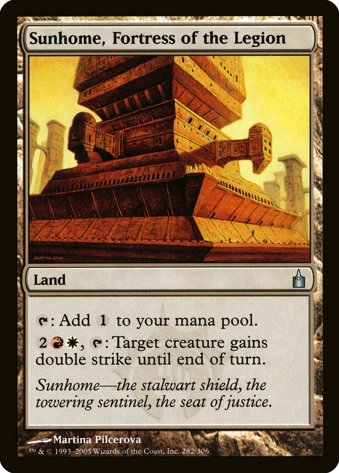 Sunhome, Fortress of the Legion card front