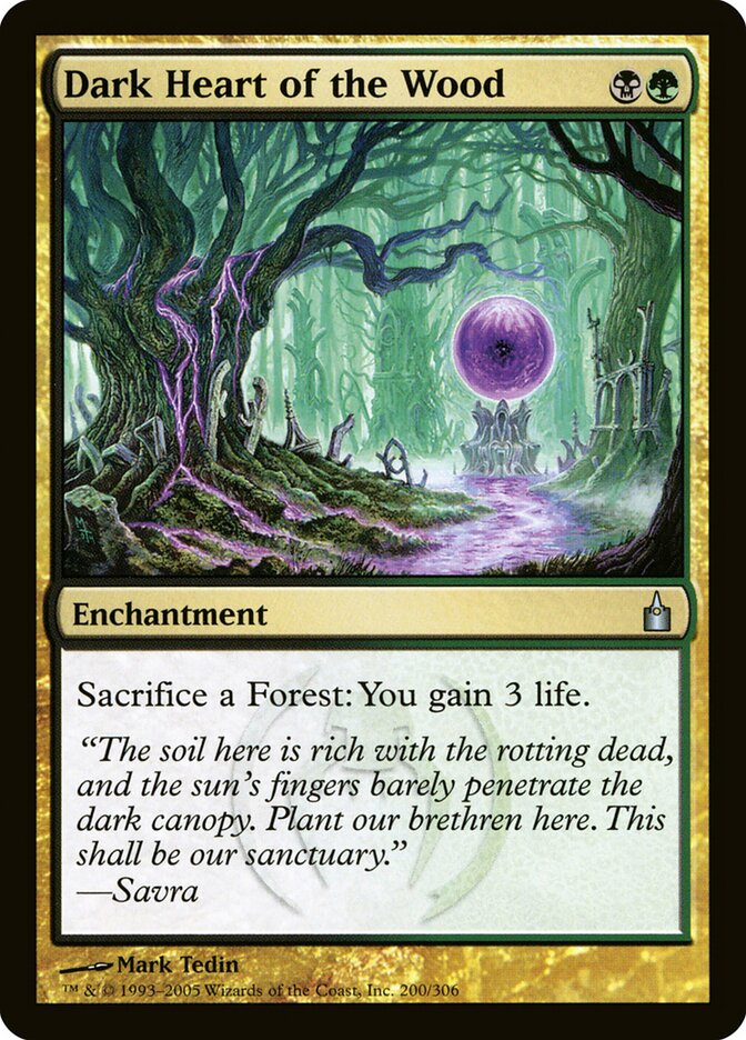Dark Heart of the Wood card front