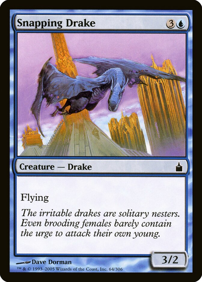 Snapping Drake card front