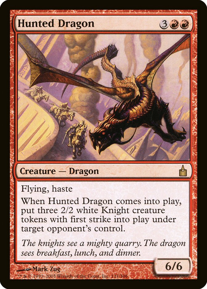Hunted Dragon card front