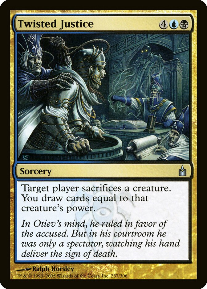 Twisted Justice card front