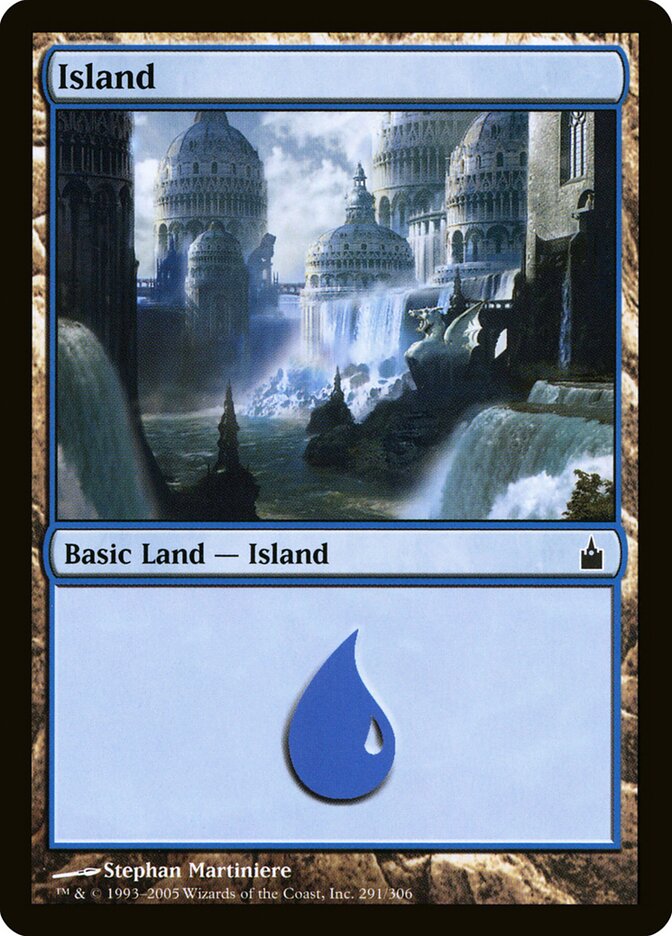 Island card front