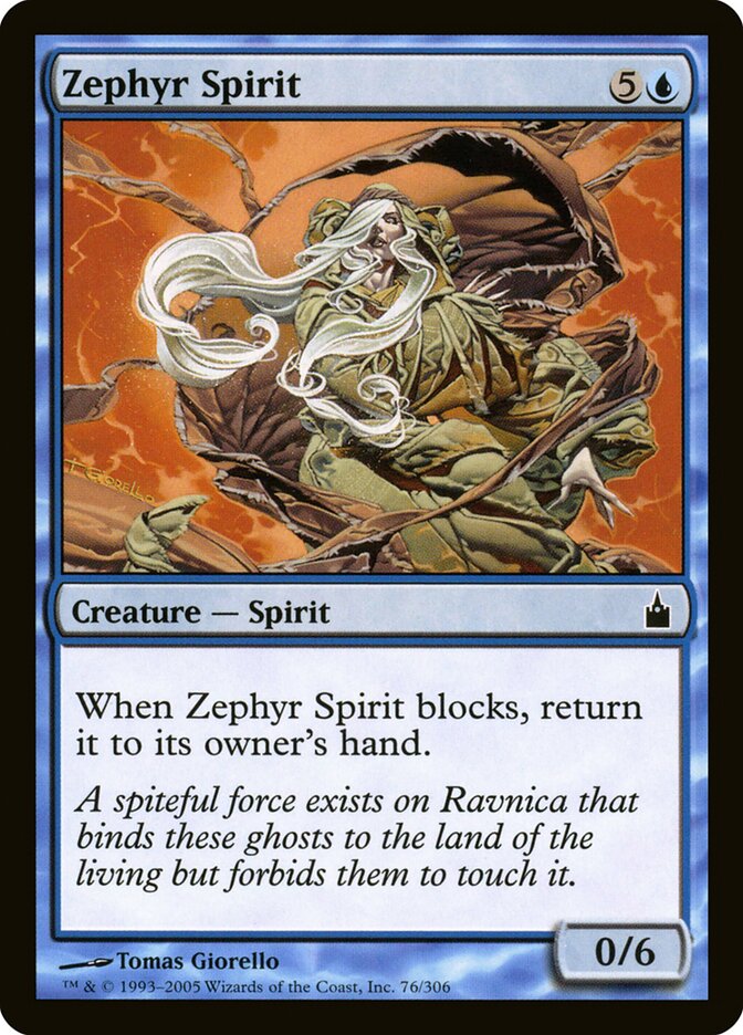 Zephyr Spirit card front