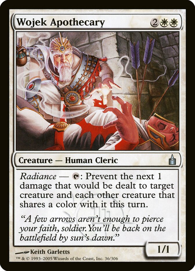 Wojek Apothecary card front