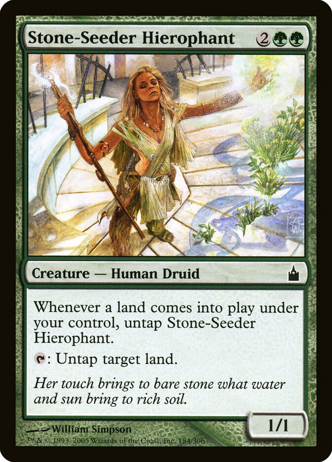 Stone-Seeder Hierophant card front