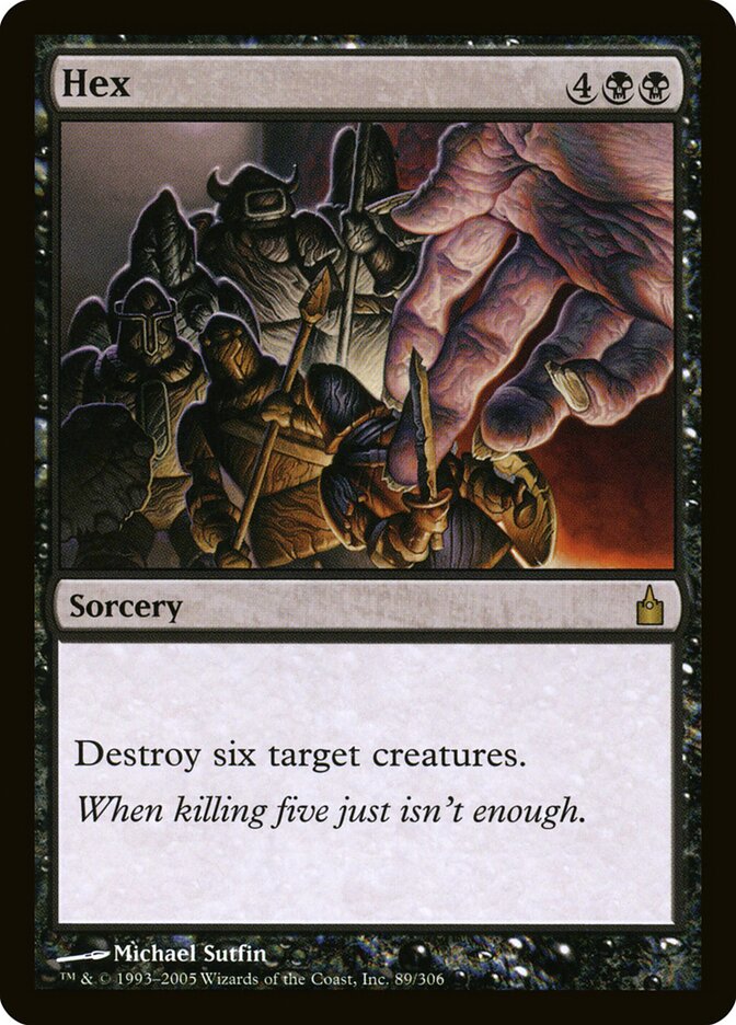 Hex card front